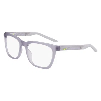 Nike Demo Square Men's Eyeglasses  7273 030 53 In Gray