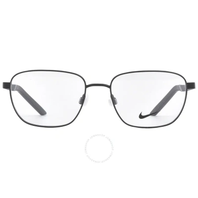 Nike Demo Square Men's Eyeglasses  8212 001 52 In Black