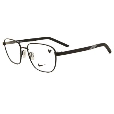 Nike Demo Square Men's Eyeglasses  8212n 001 52 In Black
