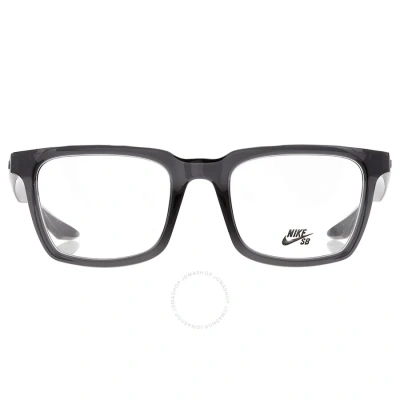 Nike Demo Square Unisex Eyeglasses  7111 065 50 In Dark / Grey