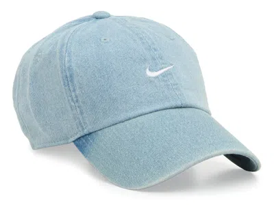 Nike Denim Club Baseball Cap In Blue