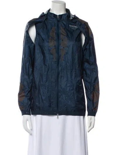 Pre-owned Nike Denim Jacket In Blue