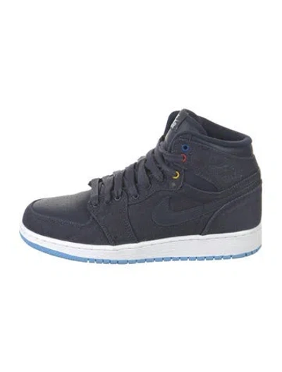 Pre-owned Nike Denim Sneakers In Blue