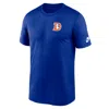 Nike Royal Denver Broncos Sideline Alt Pack Small Logo Legend Performance T-shirt In Blue