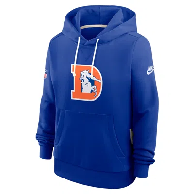 Nike Denver Broncos Alt Pack  Women's Dri-fit Nfl Pullover Hoodie In Blue