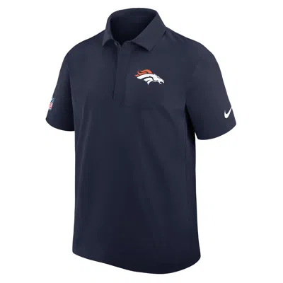 Nike Denver Broncos City Pride Sideline  Men's Dri-fit Nfl Polo In Blue