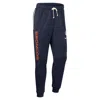 Nike Navy Denver Broncos Sideline Ground Game Performance Taper Pants In Blue