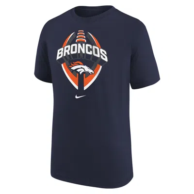 Nike Denver Broncos Legend Icon Big Kidsâ  Dri-fit Nfl T-shirt In Blue