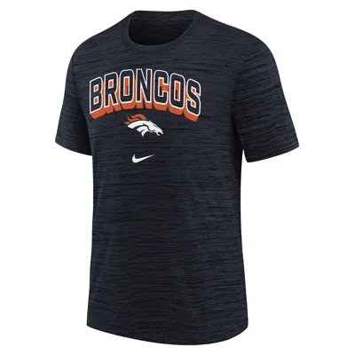 Nike Denver Broncos Sideline Velocity Big Kidsâ  Dri-fit Nfl T-shirt In Blue