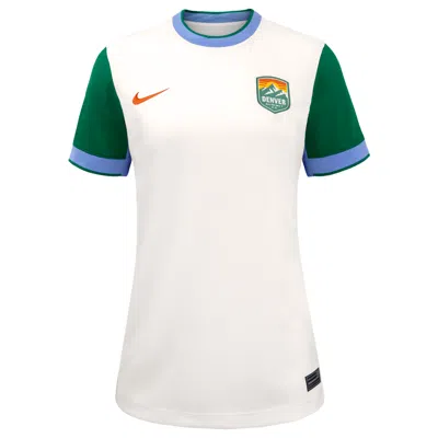 Nike Denver Fc Stadium Edition  Women's Dri-fit Replica Jersey In White
