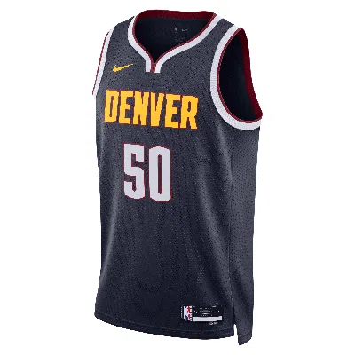 Nike Denver Nuggets Icon Edition 2022/23  Men's Dri-fit Nba Swingman Jersey In Blue