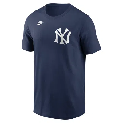 Nike Derek Jeter New York Yankees Cooperstown Fuse  Men's Mlb T-shirt In Blue