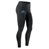 Nike Black Detroit Lions Primetime Epic Fast Performance Leggings In Black