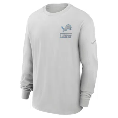 NIKE DETROIT LIONS ESSENTIAL HEAVY MAX90  MEN'S NFL LONG-SLEEVE T-SHIRT,1015885221