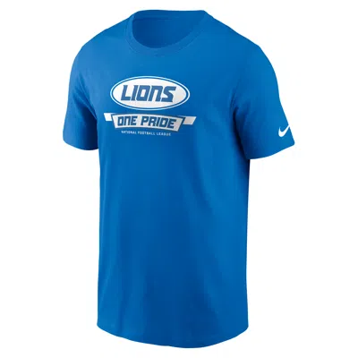 Nike Detroit Lions Local Essential  Men's Nfl T-shirt In Blue