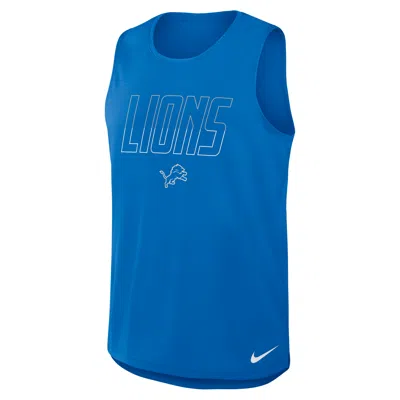 Nike Detroit Lions  Men's Dri-fit Nfl Tank Top In Blue