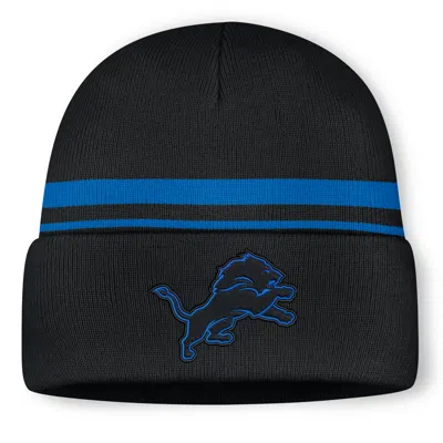 Nike Detroit Lions Primetime Utility  Men's Nfl Cuffed Beanie In Black