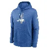 Nike Detroit Lions Rewind Club Logo Men's  Men's Nfl Pullover Hoodie In Blue