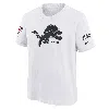 Nike Detroit Lions Salute To Service Primary Edge Legend Big Kids'  Dri-fit Nfl T-shirt In White