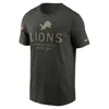 Nike Detroit Lions Salute To Service Sideline Primary Edge  Men's Dri-fit Nfl T-shirt In Green