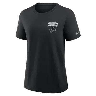 Nike Detroit Lions Salute To Service  Women's Nfl T-shirt In Animal Print