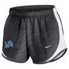 Nike Anthracite Detroit Lions Tempo Performance Shorts In Black
