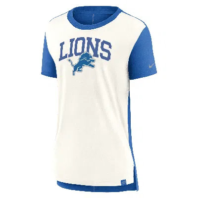 Nike Detroit Lions  Women's Nfl T-shirt In White