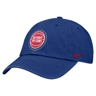 Nike Detroit Pistons Club  Unisex Nba Hardwoods Cap In Blue