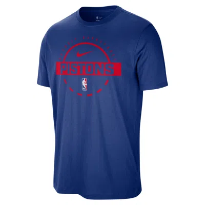 Nike Detroit Pistons  Men's Nba Practice T-shirt In Red
