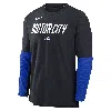 Nike Detroit Tigers Authentic Collection City Connect Player  Men's Dri-fit Mlb Pullover Jacket In Black