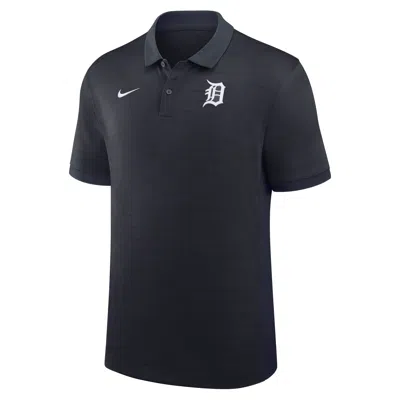 Nike Detroit Tigers Authentic Collection Striped Victory  Men's Dri-fit Mlb Polo In Blue