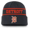Nike Men's Navy Detroit Tigers Cooperstown Collection Rewind Terra Cuffed Knit Hat In Blue