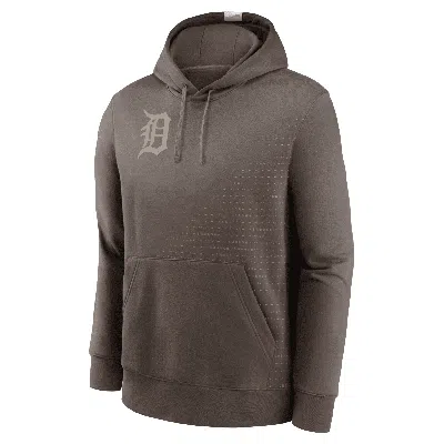 Nike Detroit Tigers Statement  Men's Mlb Pullover Hoodie In Brown