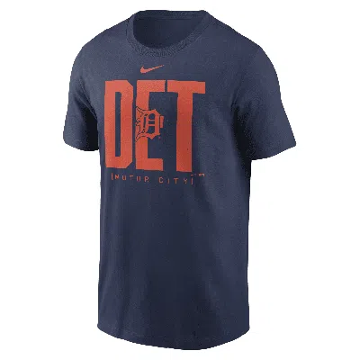 Nike Detroit Tigers Team Scoreboard  Men's Mlb T-shirt In Blue