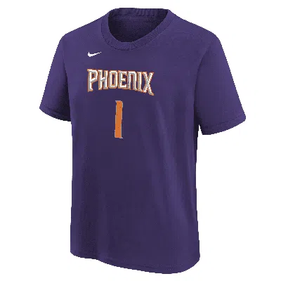Nike Devin Booker Phoenix Suns Big Kids'  Nba T-shirt In Purple