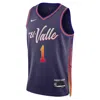 Nike Devin Booker Phoenix Suns City Edition 2023/24  Men's Dri-fit Nba Swingman Jersey In Purple