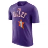 Nike Devin Booker Phoenix Suns Essential City Edition  Men's Nba T-shirt In Purple