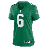 Nike Devonta Smith Philadelphia Eagles  Women's Nfl Game Football Jersey In Green