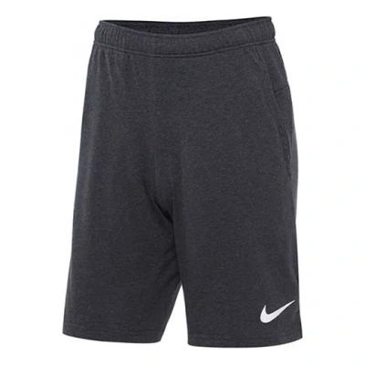 Nike Df Cotton Short Casual Sport Breathable Fabric Running Shorts Men's Dark Grey In Gray