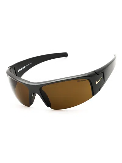 Nike Diverge P Ev0327 Mini Rectangular Sunglasses In Transparent
