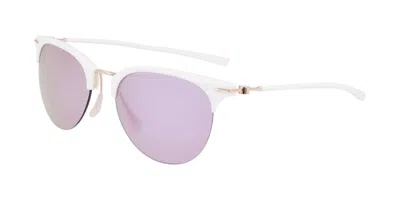 Nike Divot E Ev24039 101 Women's Sunglasses White Size 54