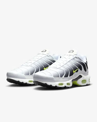 Pre-owned Nike Dm0032-103  Air Max Plus Volt (men's) In White