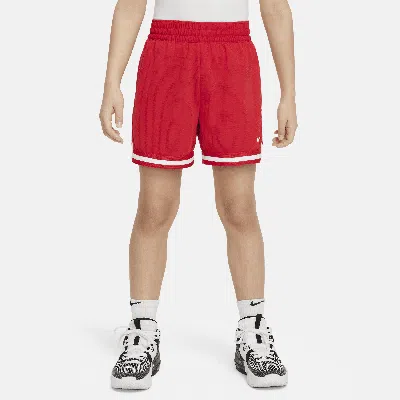 Nike Dna Big Kids' 5" Basketball Shorts In University Red/white