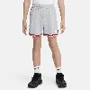 Nike Dna Big Kids' 5" Basketball Shorts In Grey