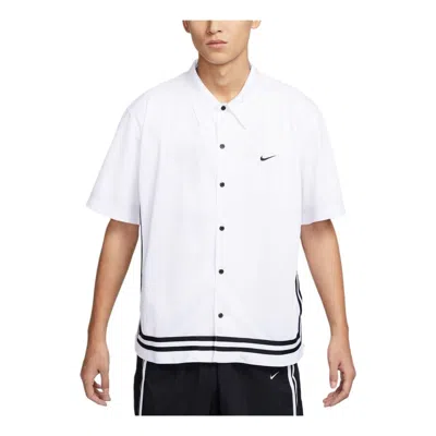 Nike Dna Crossover Dri-fit Basketball Shirt (asia Sizing) 'white Black'