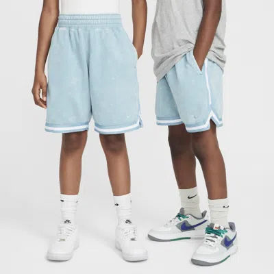 Nike Dna Culture Of Basketball Big Kids' Fleece Basketball Shorts In Blue