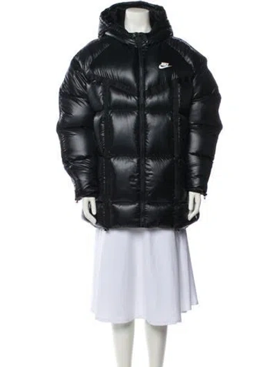 Pre-owned Nike Down Down Jacket In Black