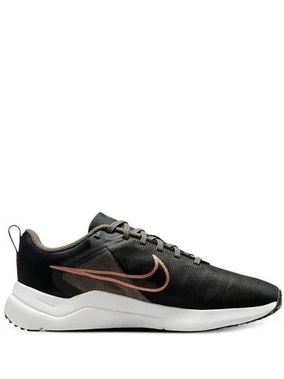 Nike Downshifter 12 "dark Smoke Grey Metallic Copper" Sneakers In Black