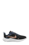 Nike Downshifter 12 Running Shoe In Black/red Bronze/blue