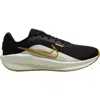 Nike Downshifter 13 Running Shoe In Black/bronzine/sea Glass
